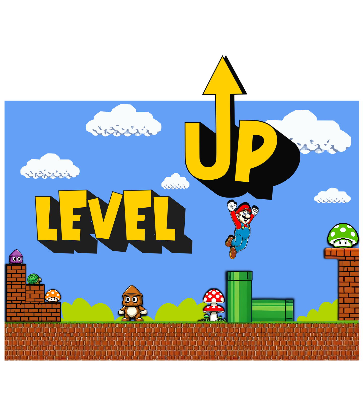 Level Up! Graphic T-Shirt