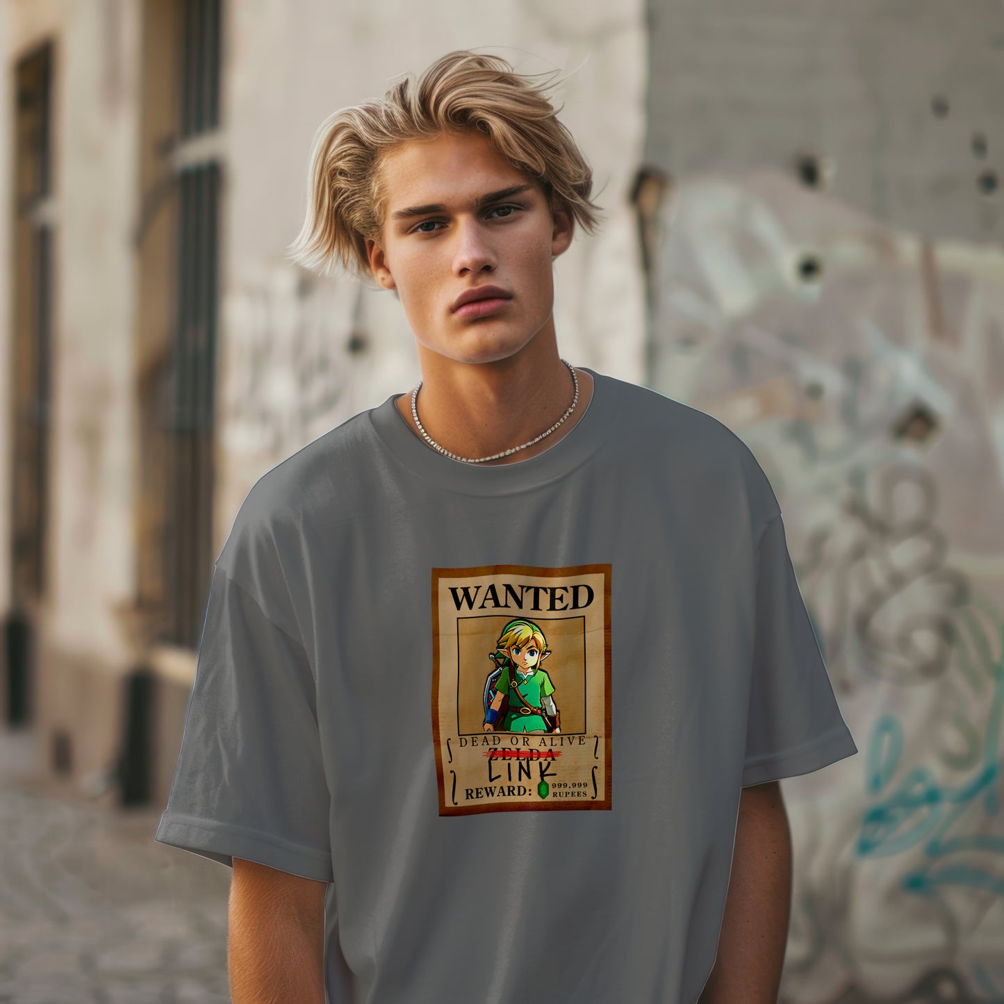 Wanted: Link Graphic T-Shirt